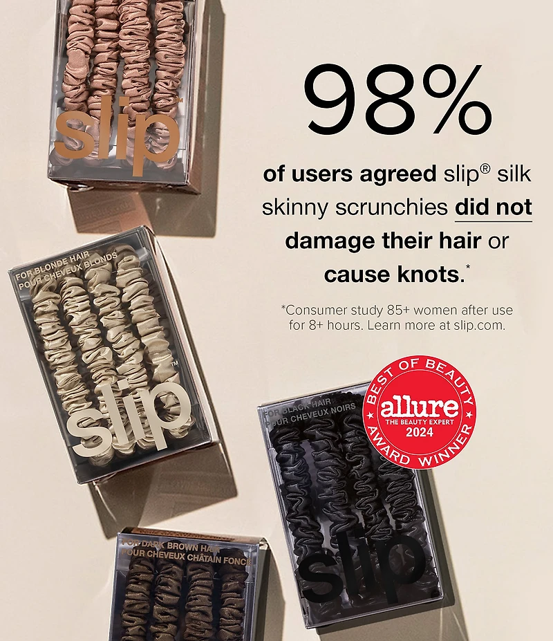 Slip Pure Silk Multi-Color Skinny Scrunchie Set