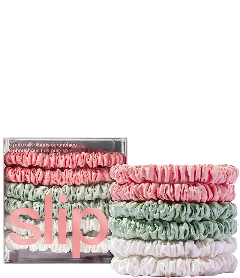 Slip Pure Silk Multi-Color Skinny Scrunchie Set