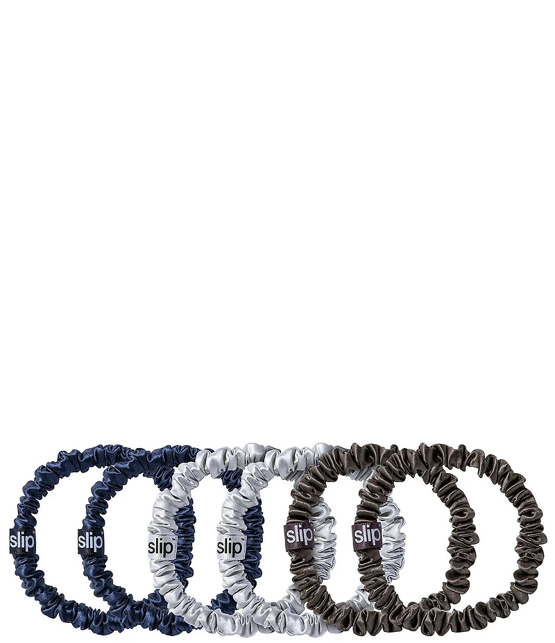 Slip Pure Silk Multi-Color Skinny Scrunchie Set