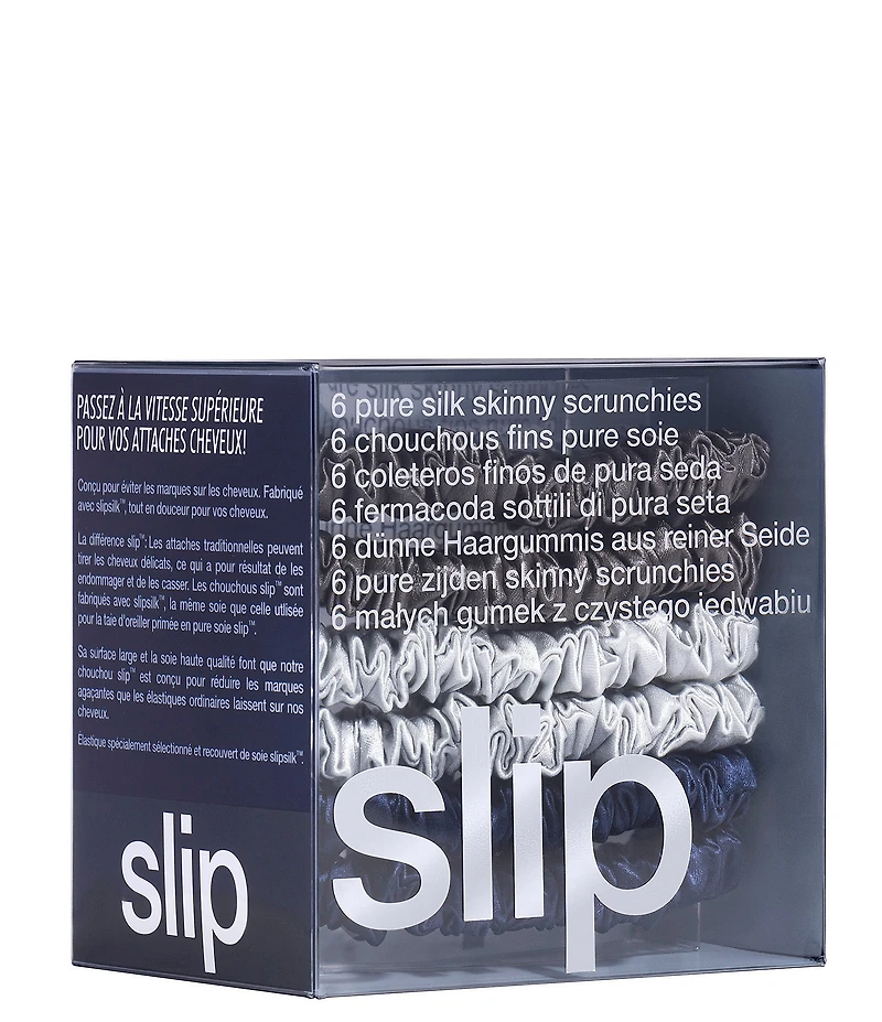 Slip Pure Silk Multi-Color Skinny Scrunchie Set