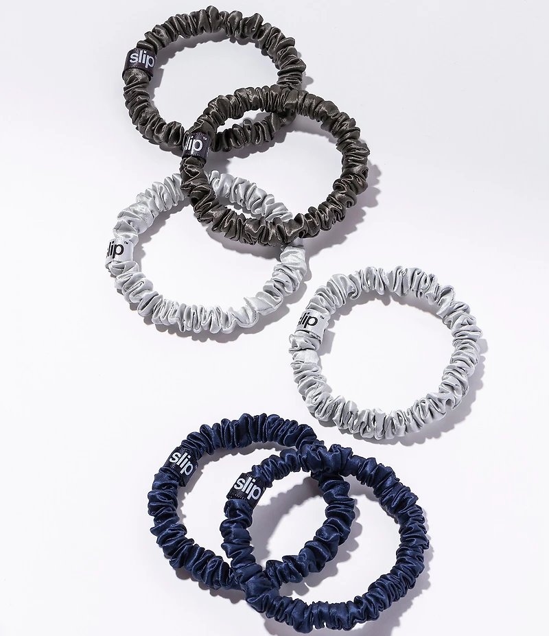 Slip Pure Silk Multi-Color Skinny Scrunchie Set
