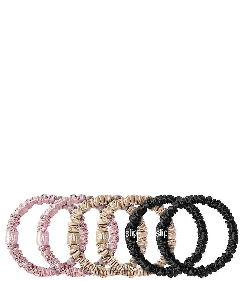 Slip Pure Silk Multi-Color Skinny Scrunchie Set
