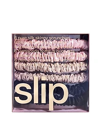 Slip Pure Silk Multi-Color Skinny Scrunchie Set