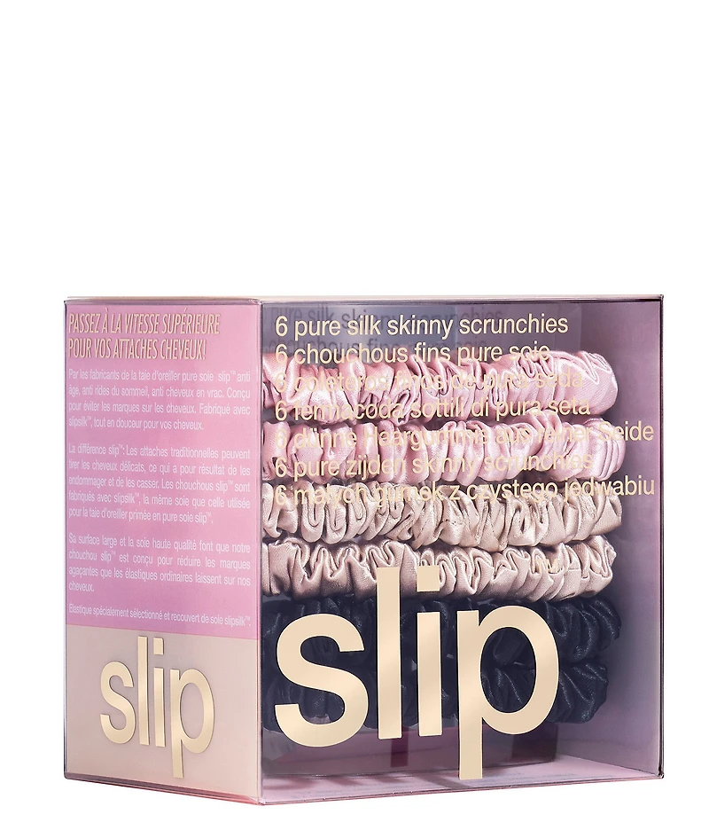 Slip Pure Silk Multi-Color Skinny Scrunchie Set