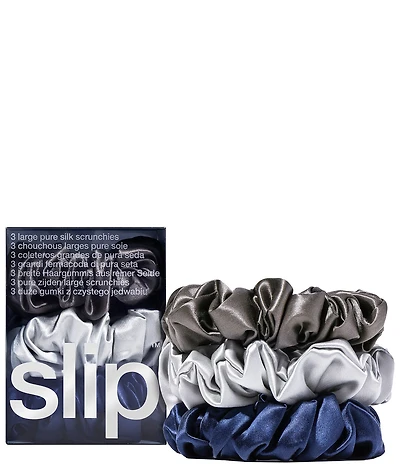 Slip Silk Large Midnight Scrunchies
