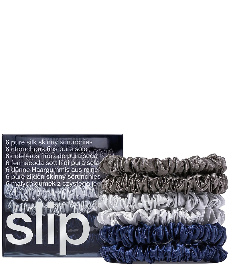 Slip Silk Midnight Skinny Scrunchies