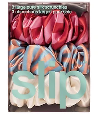 Slip Pure Silk Midsummer Large Scrunchie Set