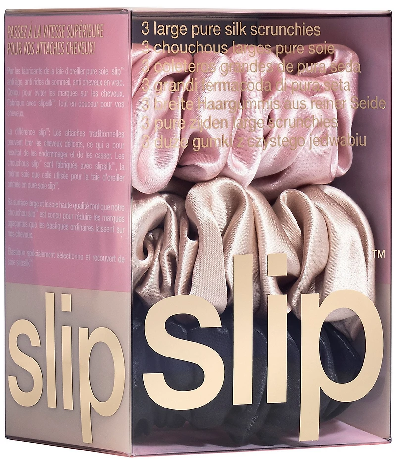 Slip Silk Multi Large Scrunchies