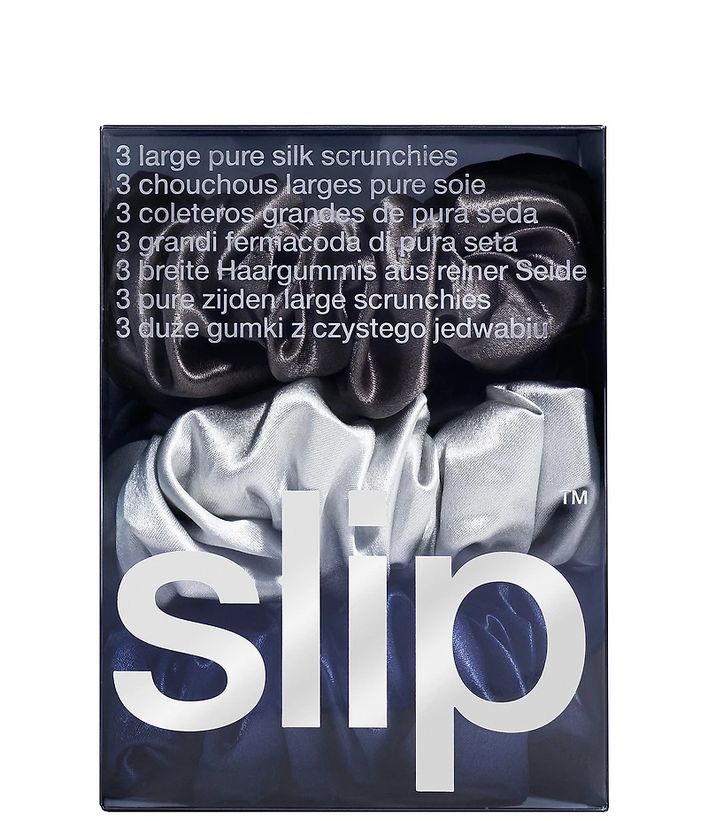 Slip Pure Silk Large Scrunchie Set