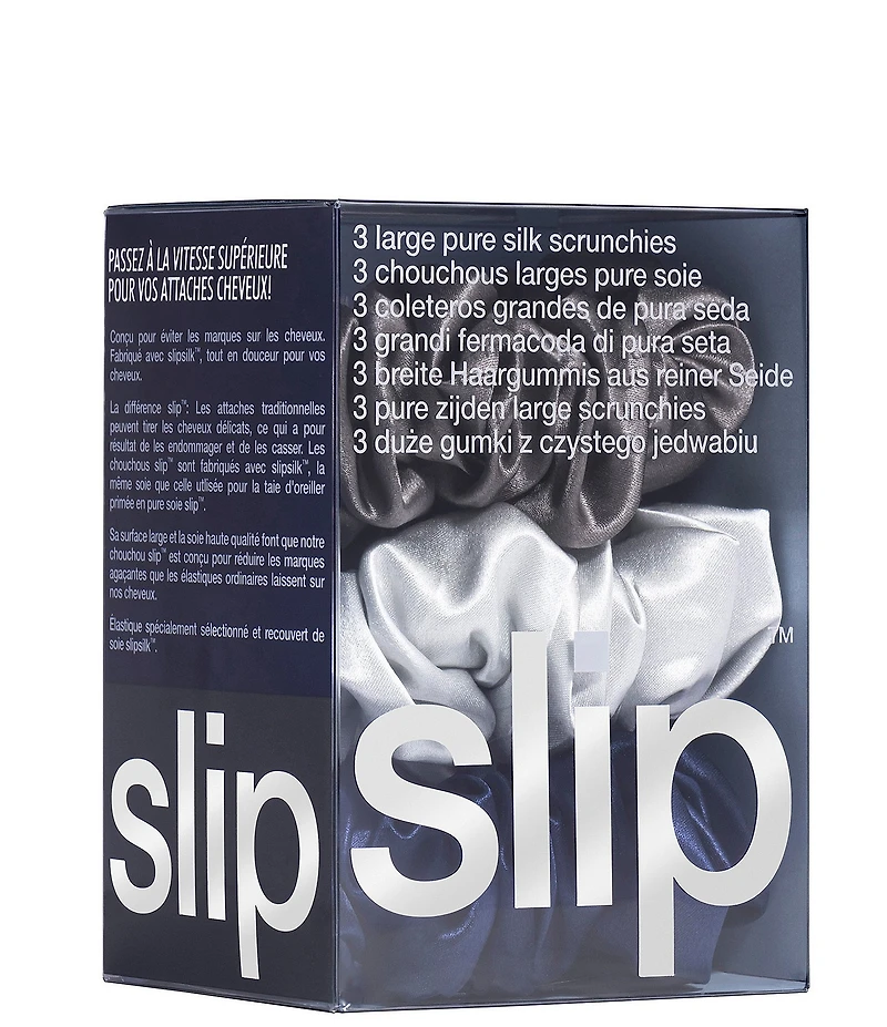 Slip Pure Silk Large Scrunchie Set