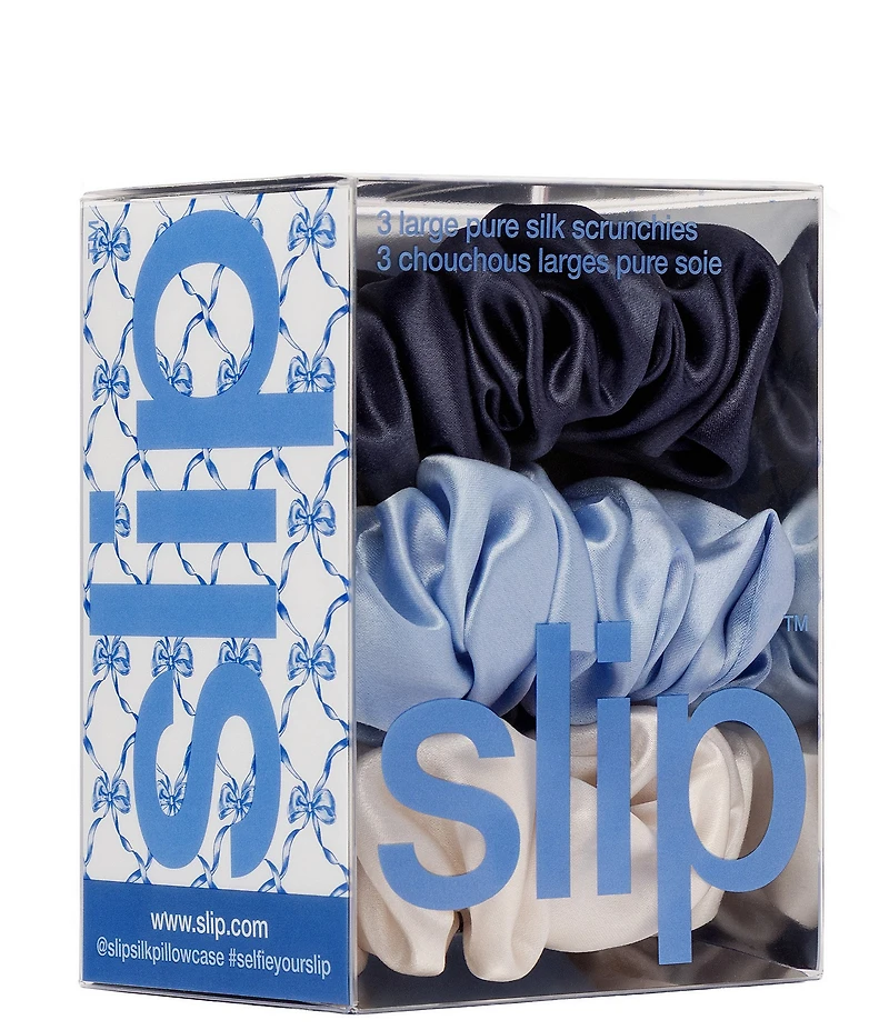 Slip Pure Silk Large Scrunchie Set
