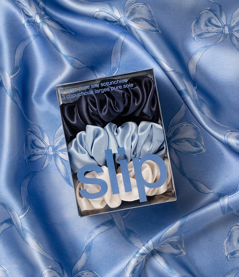 Slip Pure Silk Large Scrunchie Set