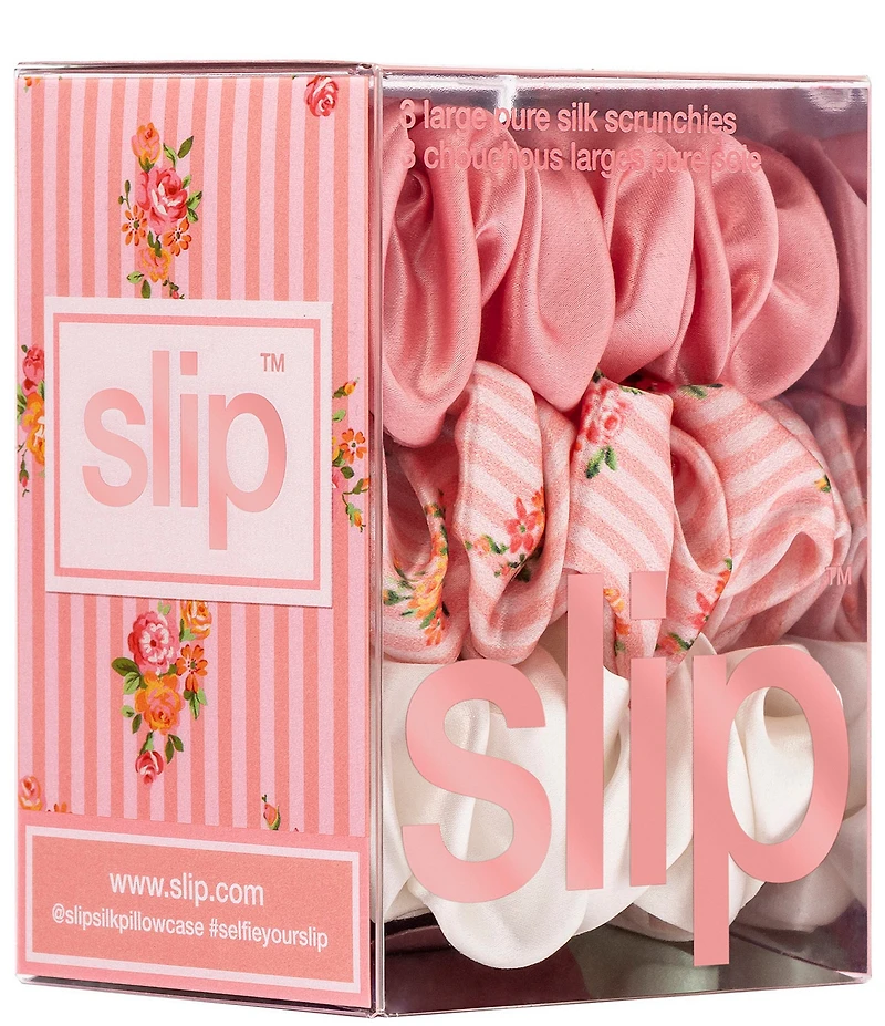 Slip Silk Petal Large Scrunchies