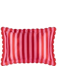 Slip Silk Queen Zippered Pillowcase with Scalloped Edge