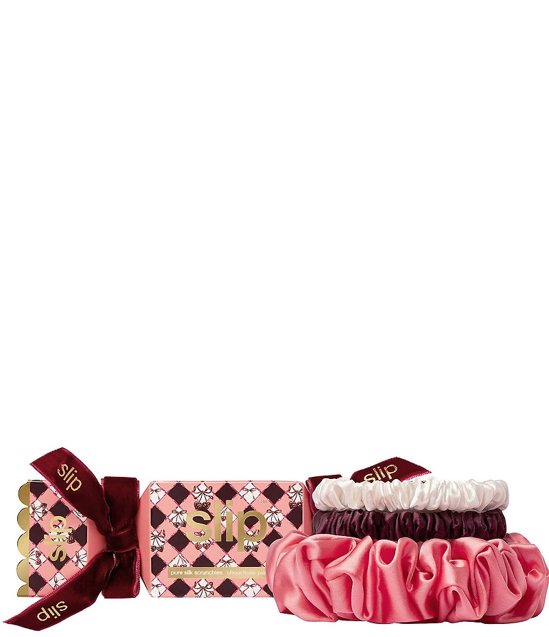 Slip Slipsilk Sweetheart Assorted Scrunchie Cracker Set