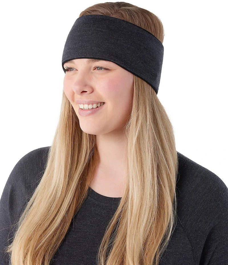 SmartWool Black Merino Reversible Headband