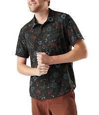 SmartWool Everyday Paisley Print Short Sleeve Woven Shirt