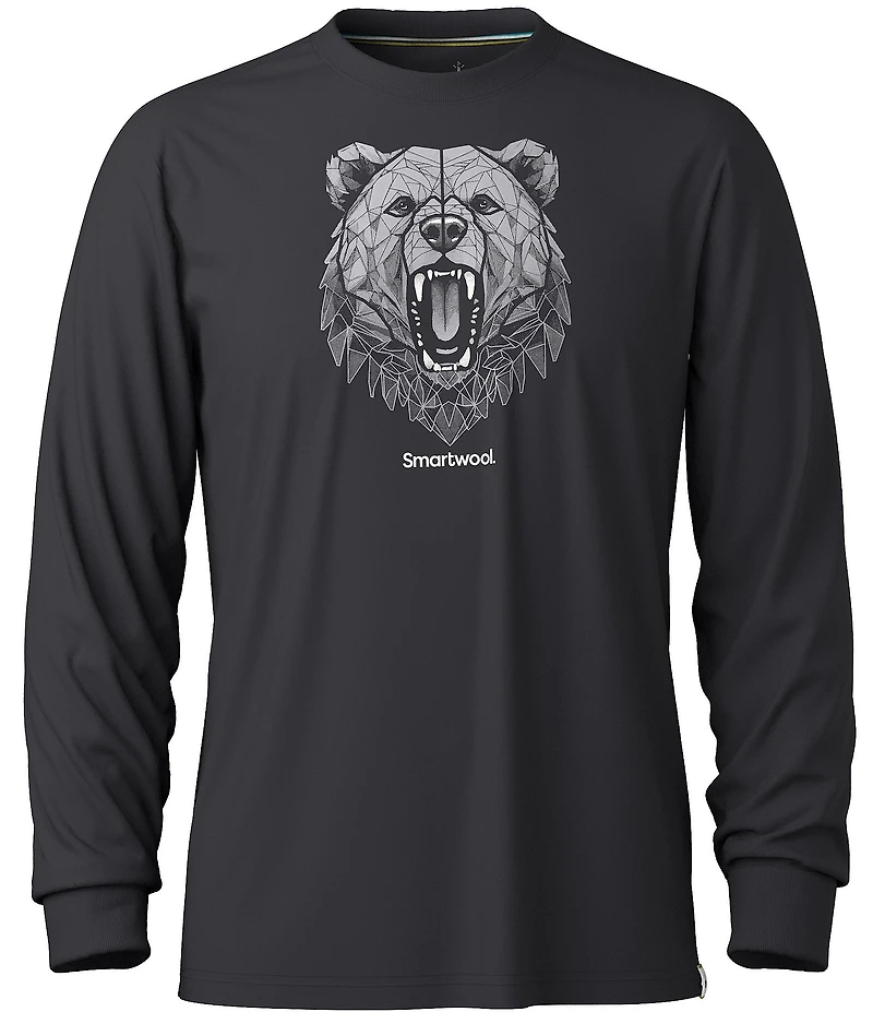 SmartWool Geometric Bear Long Sleeve T-Shirt