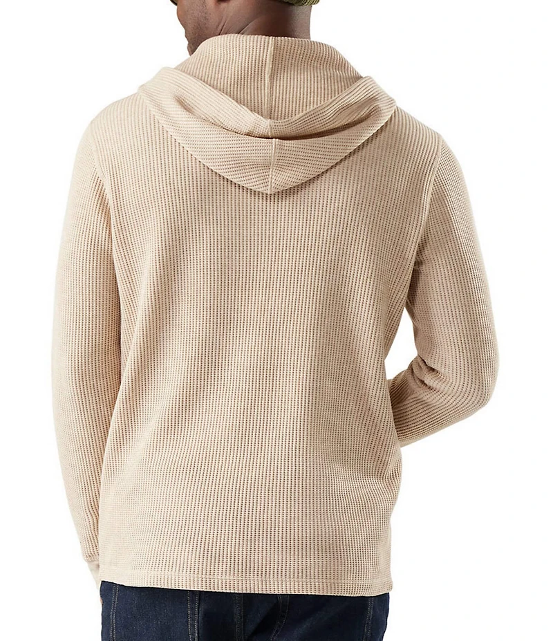 SmartWool Waffle Long Sleeve Henley Hoodie
