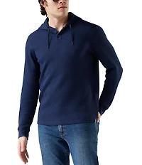 SmartWool Waffle Long Sleeve Henley Hoodie