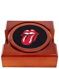 Smathers & Branson Rolling Stones Needlepoint Coaster Set
