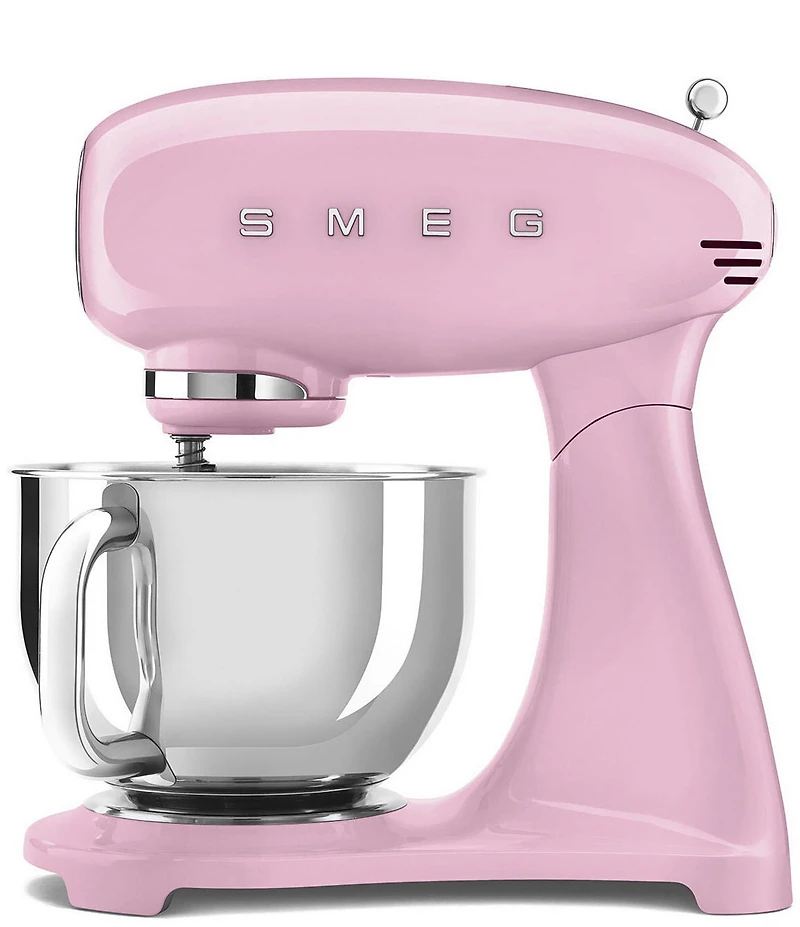 Smeg 50's Retro Model SMF035-Quart Stand Mixer with Stainless Steel Bowl