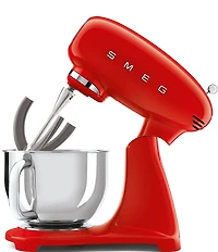 Smeg 50's Retro Model SMF035-Quart Stand Mixer with Stainless Steel Bowl