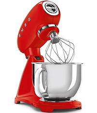 Smeg 50's Retro Model SMF035-Quart Stand Mixer with Stainless Steel Bowl