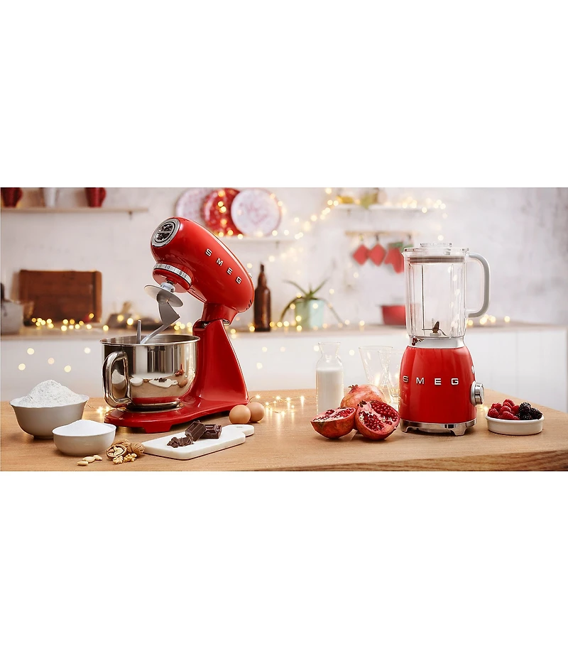 Smeg 50's Retro Model SMF035-Quart Stand Mixer with Stainless Steel Bowl