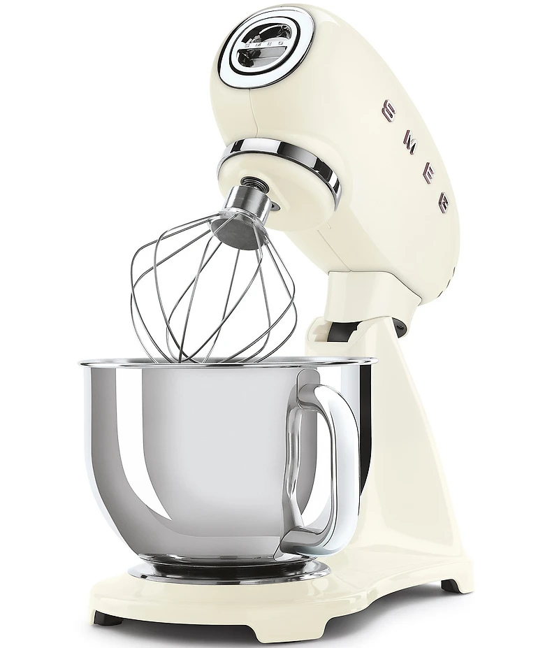 Smeg 50's Retro Model SMF035-Quart Stand Mixer with Stainless Steel Bowl