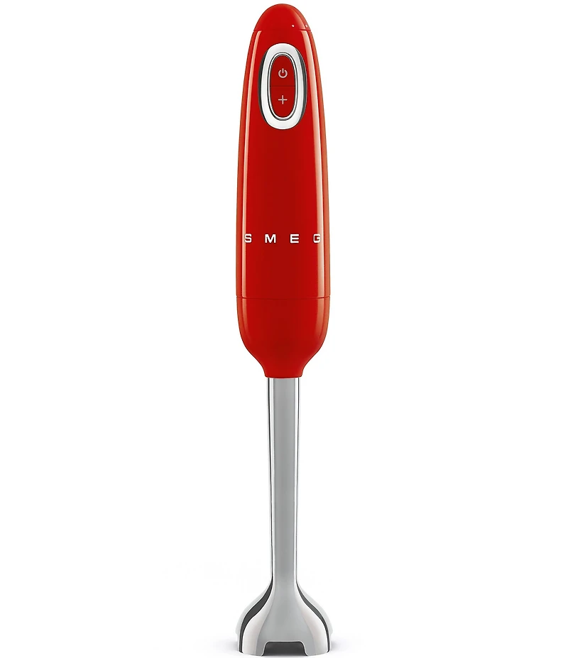 Smeg 50's Retro-Style Handheld Immersion Blender 5 Speeds with Turbo Boost Stainless Steel Blades