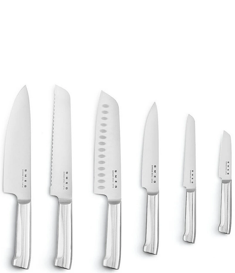 Smeg 7-Piece Knife and Block Set