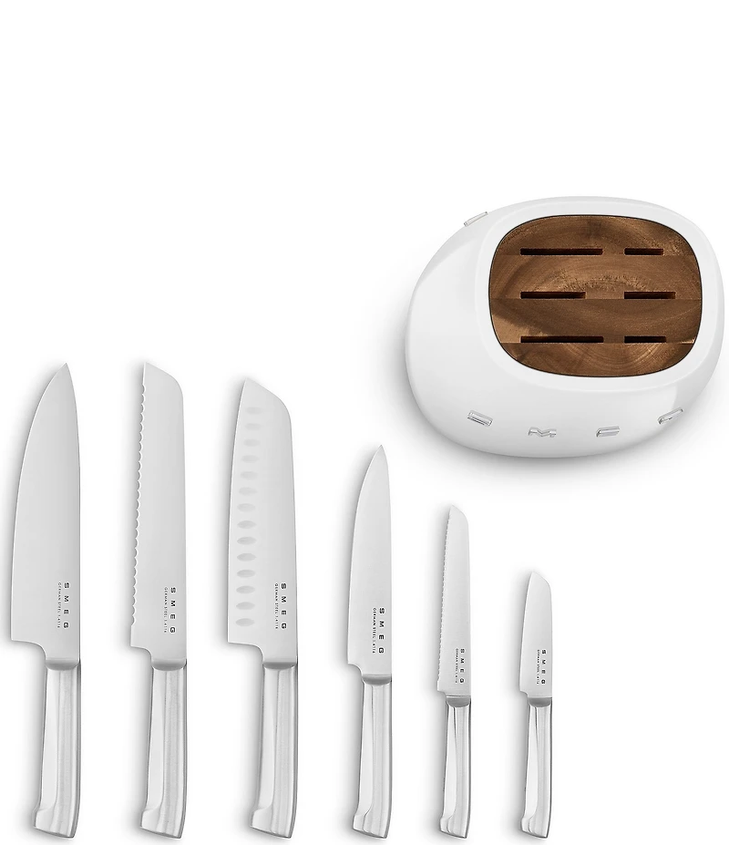 Smeg 7-Piece Knife and Block Set