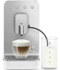 Smeg Automatic Espresso Machine with Integrated Milk Frothing and Coffee Grinder