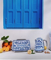 Smeg x Dolce & Gabbana Blu Mediterraneo 50's Retro 2-Slice Toaster