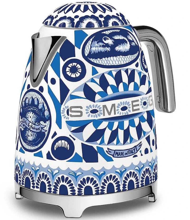 Smeg x Dolce & Gabbana Blu Mediterraneo 50's Retro Electric Kettle