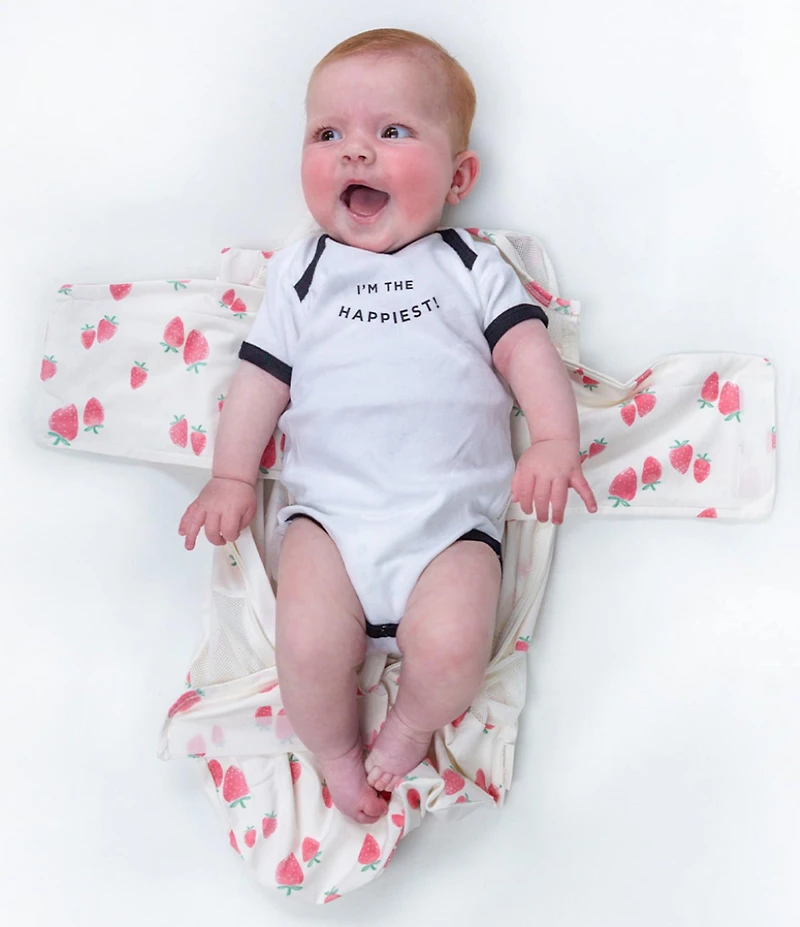 Snoo Baby Organic Cotton Strawberry Print Baby Sleep Sack for Snoo Smart Sleeper