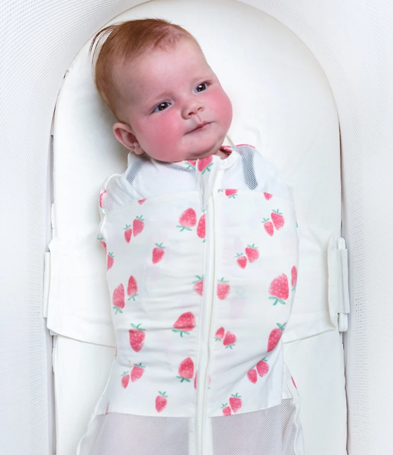 Snoo Baby Organic Cotton Strawberry Print Baby Sleep Sack for Snoo Smart Sleeper