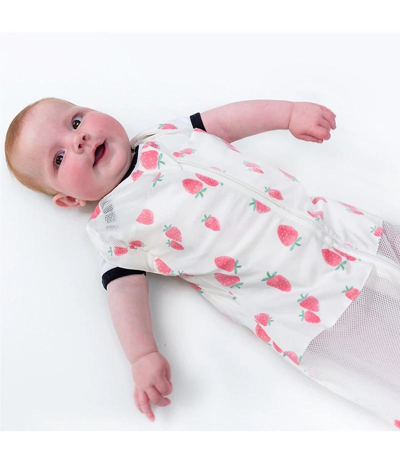 Snoo Baby Organic Cotton Strawberry Print Baby Sleep Sack for Snoo Smart Sleeper