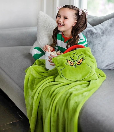 Grinch Snowpinions The Grinch Travel Blanket
