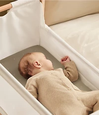 Snuz Bassinet Sage Cross Twin Pack Fitted Sheets