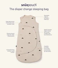 Snuz SnuzPouch 1.0 TOG Blush Dot Sleeping Bag For 0-6 Months