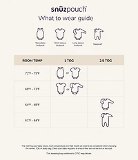 Snuz SnuzPouch 1.0 TOG Cashmere Cross Sleeping Bag