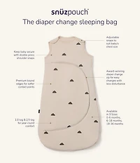 Snuz SnuzPouch 2.5 TOG Cashmere Cross Sleeping Bag
