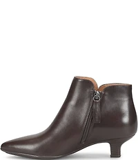 Sofft Sawyer Waterproof Leather Kitten Heel Dress Booties