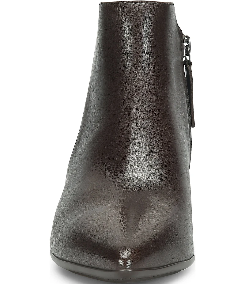 Sofft Sawyer Waterproof Leather Kitten Heel Dress Booties