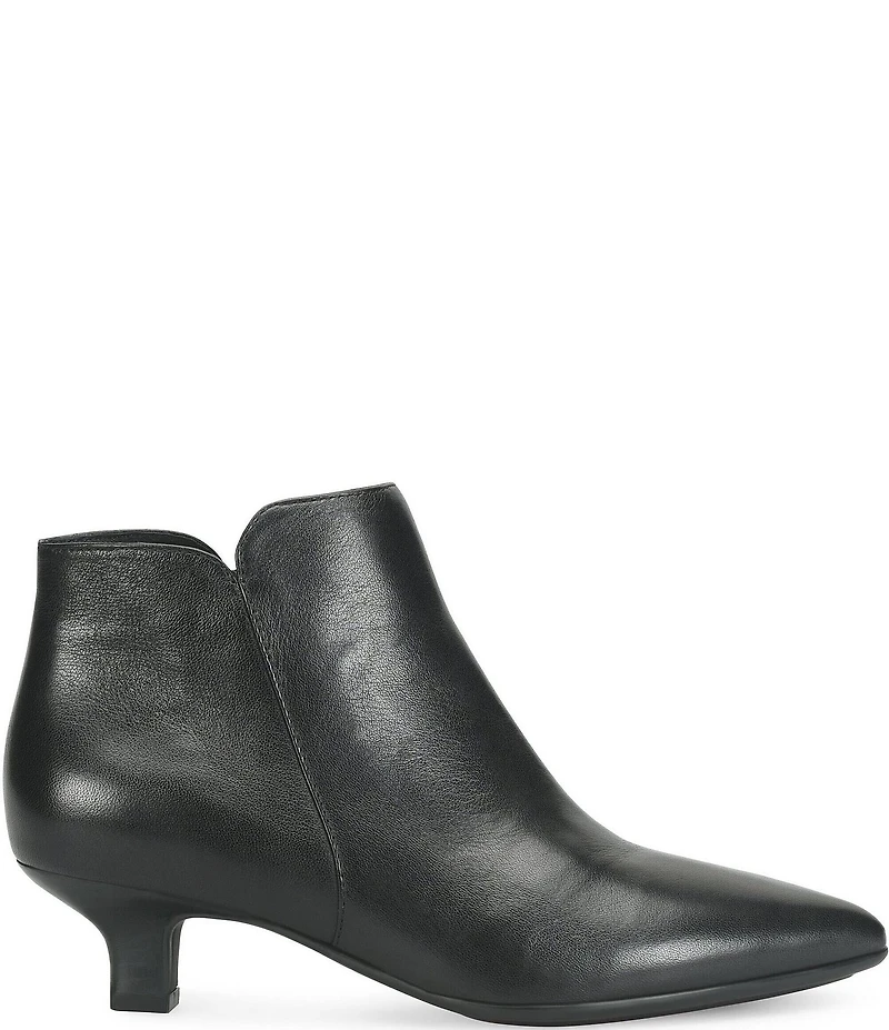 Sofft Sawyer Waterproof Leather Kitten Heel Dress Booties