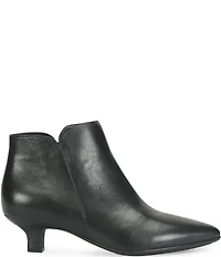 Sofft Sawyer Waterproof Leather Kitten Heel Dress Booties