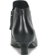 Sofft Sawyer Waterproof Leather Kitten Heel Dress Booties