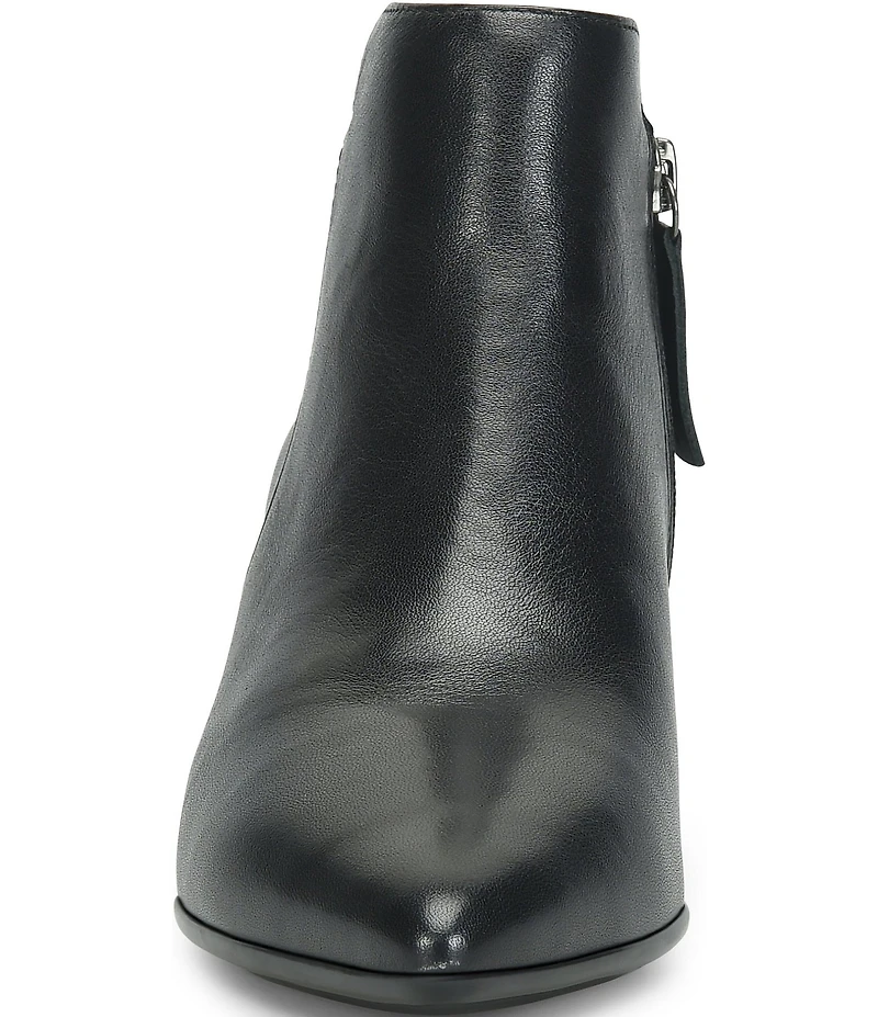 Sofft Sawyer Waterproof Leather Kitten Heel Dress Booties